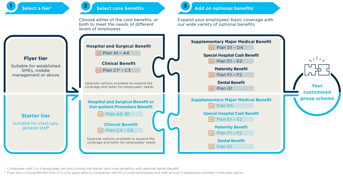 Bupa Empower plan structure